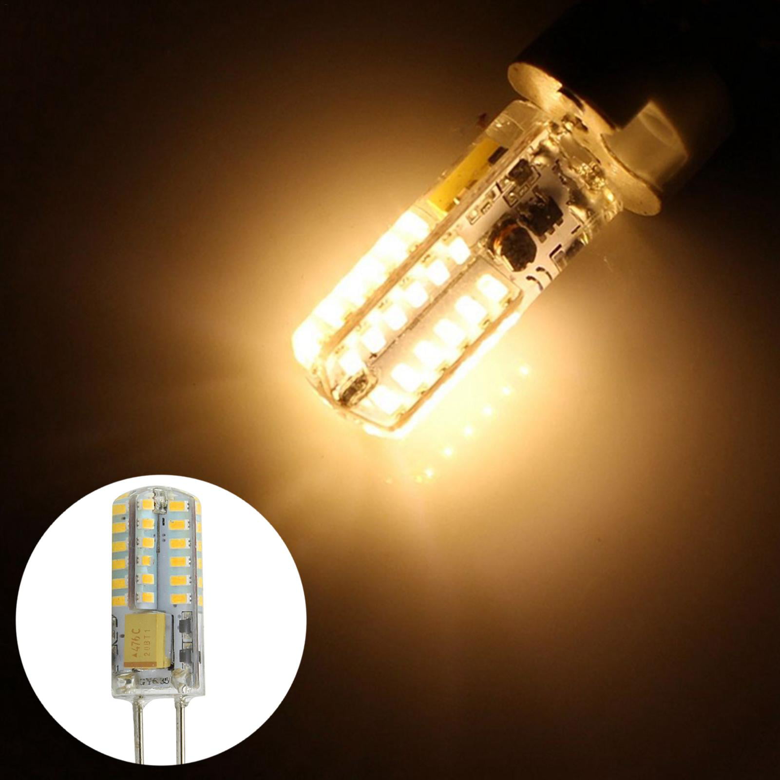 Younar G4 LED Bulbs 48LEDs 12V 10W 15W GY6.35 Halogen Lamp - Walmart.com