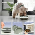 thumbnail image 3 of P.T. Supply Co. Gray Flower Shaped Silicone Pet Bowl, with Non-Slip Suction Base, Durable Feeding Dish for Dogs & Cats, 3 of 6