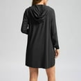 thumbnail image 6 of Mgmyaa Women's Swim Cover Up Sun Protection Hoodie Long Jacket Lightweight Beach Cover Ups for Women, 6 of 8