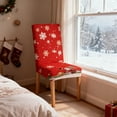 thumbnail image 3 of Stretch Chair Cover for Christmas Decorations: Removable and Washable Dining Chair Protector, 3 of 6