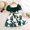 Green, variant on Toddler Kids Girls Princess Dresses Bubble Sleeve Dresses Bowknot Party Gown Summer Casual Sundress for Girls 4-7T
