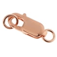 thumbnail image 3 of Metal Lobster Clasps Rotary Locks Swivel Clips for Necklaces Or Bracelets - Rose Gold, as described, 3 of 8
