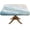 Boho Square Table Cloth Cover, variant on Boho Round Fitted Tablecloth with Elastic Edge,Water-Resistant Picnic Vintage Orange Carpet Distressed Table Cover for 36"-40" Found Tables Rust Dull Teal tapestry Table Cloth for Dinner,Outdoor,Patio