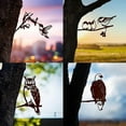 thumbnail image 5 of DEELLEEO Garden Statues Animal Bird Ornament Garden Statues Decorative Garden Sculpture Branch Metal Animal Decoration Gift Creative Simulation, 5 of 5