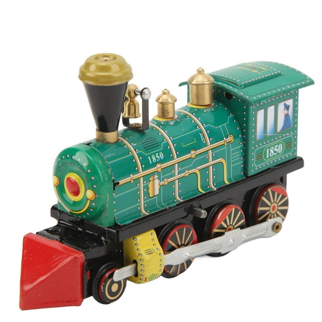 Juguete De Tren De Cuerda, Juguete De Locomotora De Cuerda Con Estilo Retro Decorativo De Hojalata Para Niños