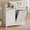 White, variant on Tilt Out Trash Can Cabinet with Odor Control, Fluted Trash Cabinet 13 Gallon Hidden Bin Storage, Modern Kitchen Cabinet with Soft-Close Door, Laundry Hamper Cabinet for Bathroom