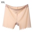 thumbnail image 1 of Calzoncillos de mujer de seda de hielo, bragas de talla grande, calzoncillos tipo bóxer de seguridad transpirables, lencería, ropa interior, albaricoque, XXL kenally AP001217-02B, 1 of 7