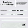 thumbnail image 2 of Case for iPad mini 6th Gen 8.3" 2021 / mini 7th Gen (A17 Pro) 2024 8.3", Luxury Slim Fit TPU Back Protective Shock-Absorption Corner Protection Lightweight Soft Cover, White, 2 of 7