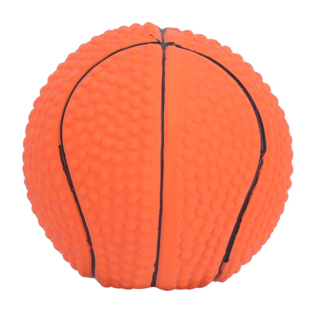 Pelota de juguete para mascotas, duradera, con sonido chirriante, resistente a mordeduras, de látex, para perros medianos y grandes.