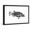 thumbnail image 2 of "Emperor Bass" Framed Painting Print, 2 of 5