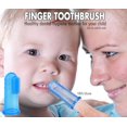 thumbnail image 4 of miduoduo-Baby Buddy Silicone Finger Toothbrush, Clear, 4 of 4