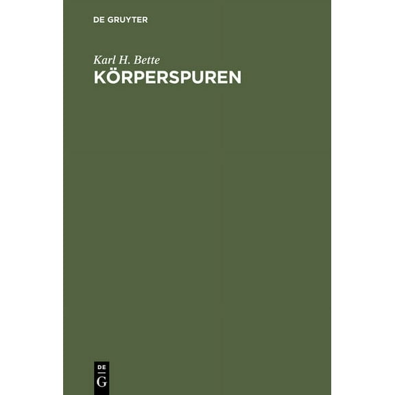 KÃ¶rperspuren, (Hardcover)