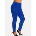 thumbnail image 2 of Leggings Interior Flocado Tamaño Plus Rosegal Leggings de talla grande, 2 of 5