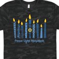 thumbnail image 3 of Inktastic Peace Light Hanukkah T-Shirt, 3 of 4