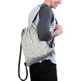 thumbnail image 2 of 13.5 x 16.5 Inch Waterproof Drawstring Backpack with Shoe Compartment – Lightweight Dry Wet Separation Gym Bag for Men Women & Teens, 2 of 5