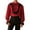 Red, variant on Bcfgryg Men's Long Sleeve Ruffled Cuffs Drawstring Neckline Shirt For Stage Show Performance Comfortable Formal Dress Shirt Big and Tall Men's Shirts