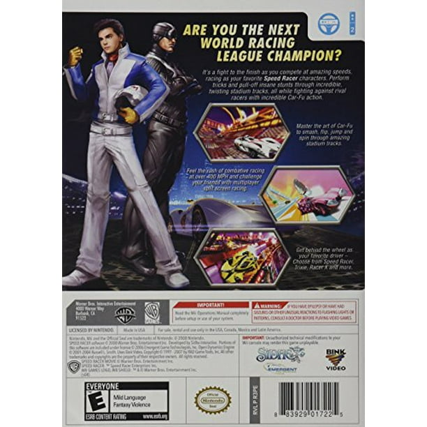 Speed Racer The Videogame Nintendo Wii Walmart