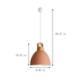 thumbnail image 2 of Kiven H-Type Track Lighting, 1-Light Modern Halo Track Pendant Light with Iron Lampshade, H Track Light Pedant for Bedroom Kitchen Island, 2 of 7