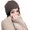 Coffee, variant on Fairy Grunge Beanie Y2K Hole Crochet Hat Punk Knitted Cap Hats Winter Warm Goth Alt Headwear Accessories