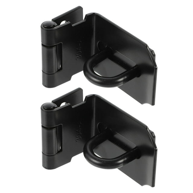 Shisuyan 2 Pcs Serrure à Loquet en Acier Inoxydable pour Armoire, Cadenas de Porte, Serrure à Angle Droit