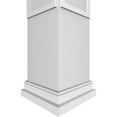 thumbnail image 5 of Ekena Millwork 8"W x 9'H Craftsman Classic Square Non-Tapered Arts & Crafts Fretwork Column w/ Prairie Capital & Prairie Base, 5 of 8