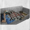 thumbnail image 6 of Amsterdam Soft Flannel Fleece Blanket, Medieval Buildings in the Netherlands Traditional Architecture Photo of the City, Cozy Plush for Indoor and Outdoor Use, 50" x 60", Multicolor, by Ambesonne, 6 of 6