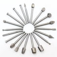 thumbnail image 3 of 20pcs Rotary Rasp Bit Woodworking Grinding Drill Bit 3mm Shank High-speed Steel Wood Rasp Bit, 3 of 6