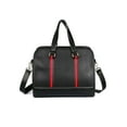 thumbnail image 3 of Karla Hanson Men's Professional & Travel Duffel Bag - Black /Red, 3 of 6
