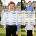 thumbnail image 5 of JUMEYU Uniform Shirts for Boys Boys Long Sleeve Dress Shirts Button Down Uniform Shirt Kids School Formal Wear Size 17-18 (White,17-18 Years), 5 of 8