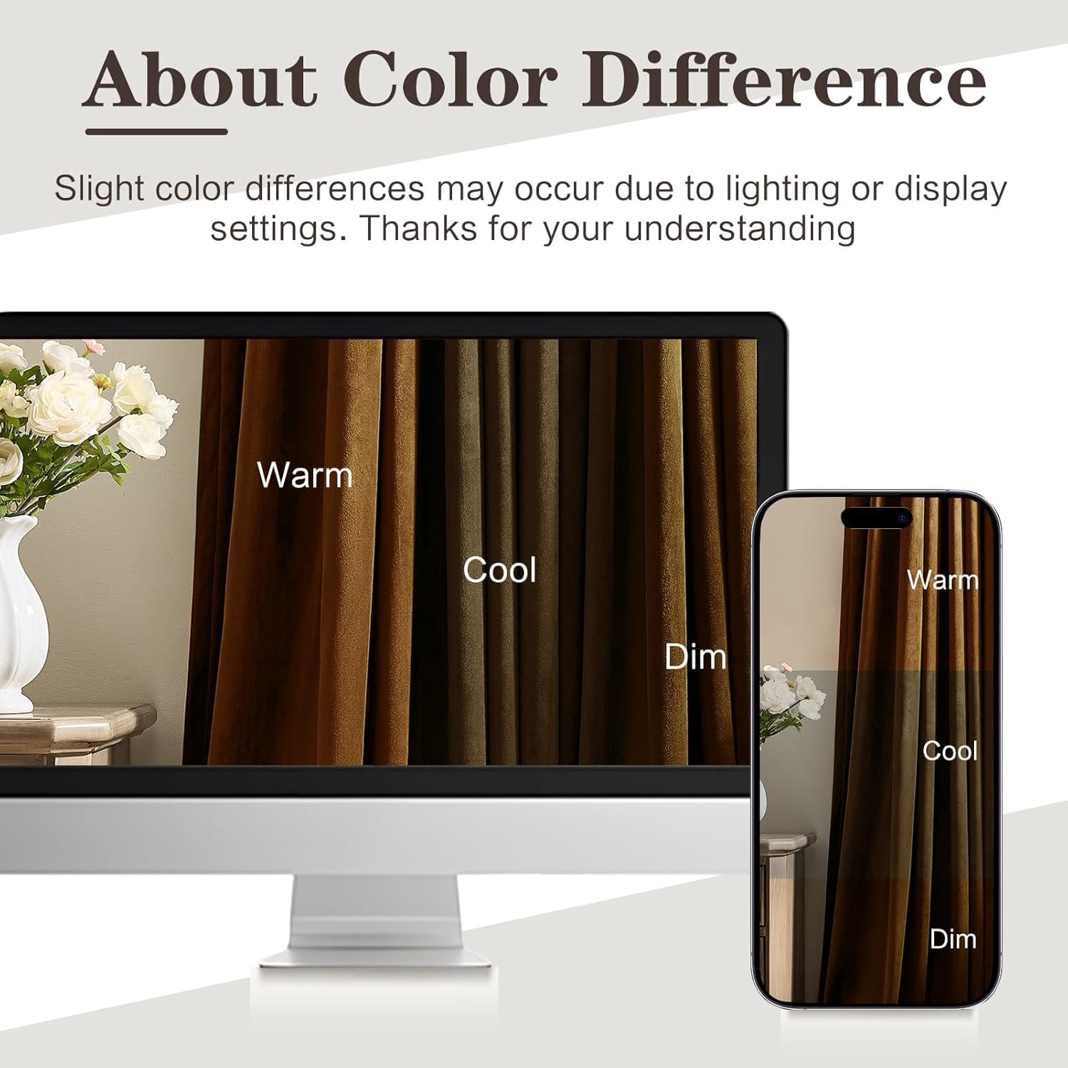 Nalqet 40*96 inch 2 Panels Pinch Pleated Velvet Curtains for Home, Blackout Heat Blocking Window Curtains with Hooks for Bedroom,Living room,Office,Gold Brown