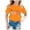 Orange, variant on YM Toddler Girl Shirt Pink for 10-12 Years,Kid Girls Cute Fashion Printed Round Neck Short Sleeve Soft Tee Summer Casual Loose T Shirt Tops