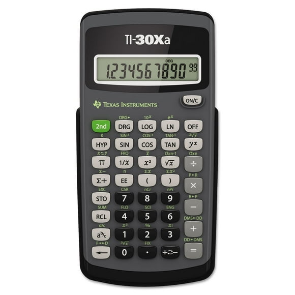 Calculadora científica Texas Instruments Ti-30Xa con pantalla LCD de 10 dígitos
