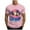 Pink, variant on ZRGHAOYLQ Beach Shirts for Men Hawaiian Graphic Tees Crewneck Short Sleeve Summer Vacation Vintage Tshirt Tops Clearence Big and Tall Plus Size Tshirts