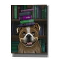 thumbnail image 1 of Epic Graffiti 'English Bulldog And Books,' by Fab Funky, Canvas Wall Art, 40"x54", 1 of 3