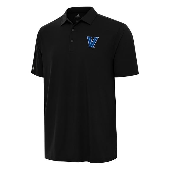 Men's Antigua Black Villanova Wildcats Era Polo