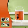 thumbnail image 2 of Storage Containers Storage Solution for Outdoor Use Insulated Beverage Dispenser 6 Liter with Leak Proof Spigot and Handles for Hot Cold Drinks Stainless Steel Server for Coffee Tea, 2 of 3