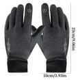 thumbnail image 3 of Guantes de ciclismo para hombre, senderismo al aire libre, pantalla para mujer, conducción, ciclismo y guantes de esquí cálidos de invierno, chaqueta cálida, protector de manos, 3 of 6