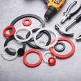 thumbnail image 4 of 12 Pcs Solid Silicone Flat Washer DN65 3 5/32" OD x 2-1/2" ID x 1/4" Thickness Large Washers, Red, 4 of 7