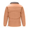 thumbnail image 4 of Maoxin Men's Jacket Men's Solid Color Long Sleeved Pocket Hooded Jacket Long Sleeve Hoodless Casual Outwear Jackets Yellow 6XL, 4 of 5
