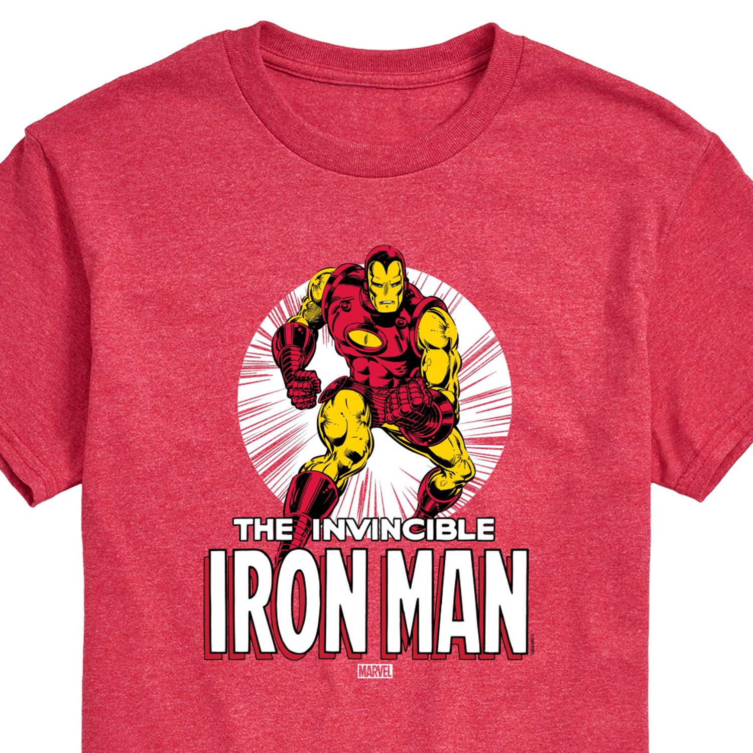 Marvel Iron Man - The Invincible Iron Man - Men's Short Sleeve Graphic T-Shirt
