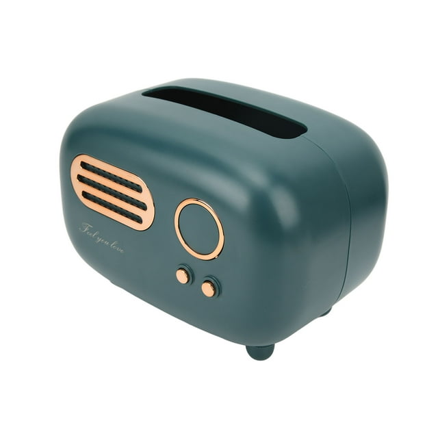 Tissue Box, Tissue Storage Box Retro Green Decoration Drop Resistant For Living Room