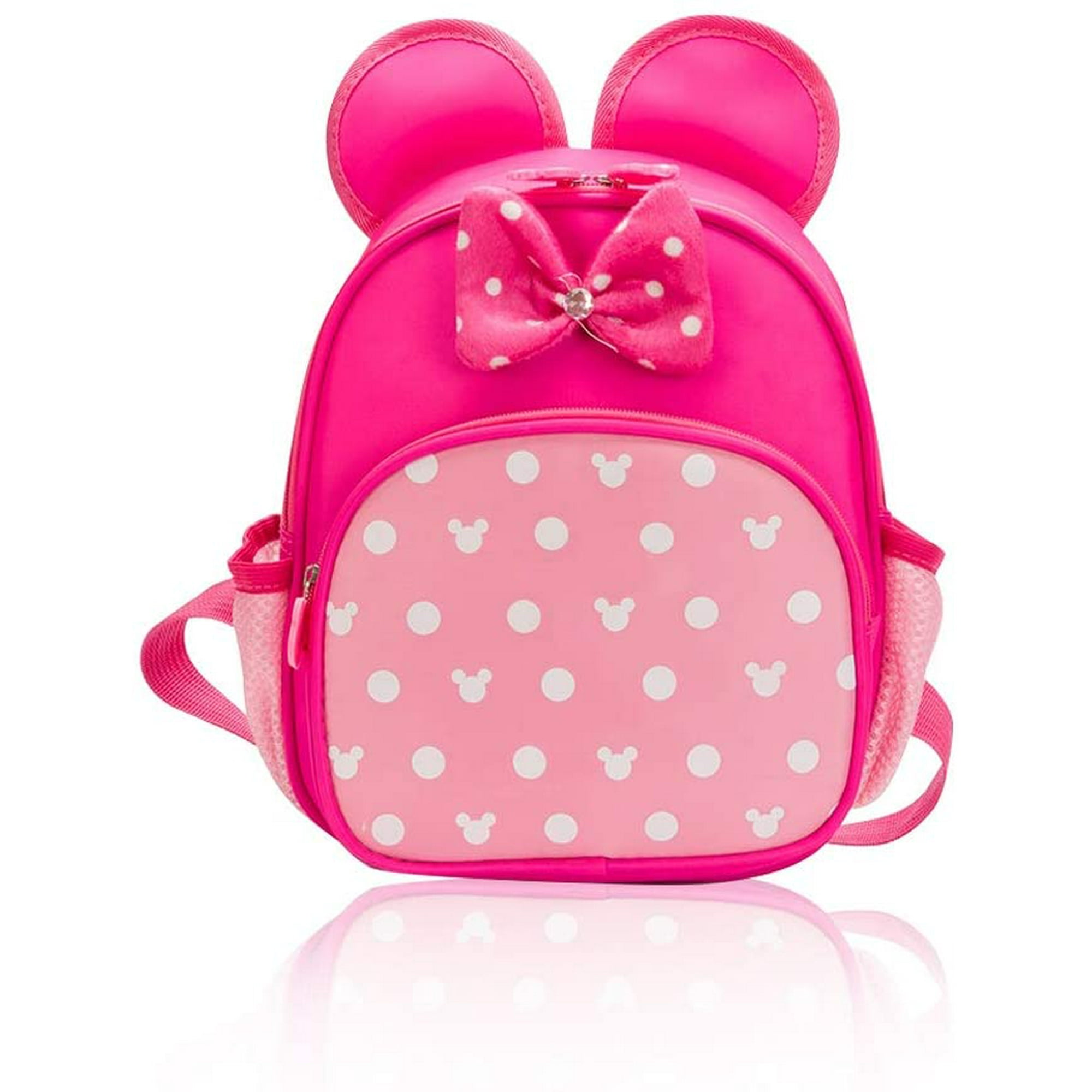 Small Cute Pink Backpacks for Little Girls Cartoon Mouse Ears Daypack Kids  Travel Backpack Bowknot Toddler Baby Preschool Backpack | Walmart Canada