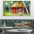 thumbnail image 1 of Paysage Rural avec Maison - Impression sur Toile Paysage Extra Grand, 1 of 4