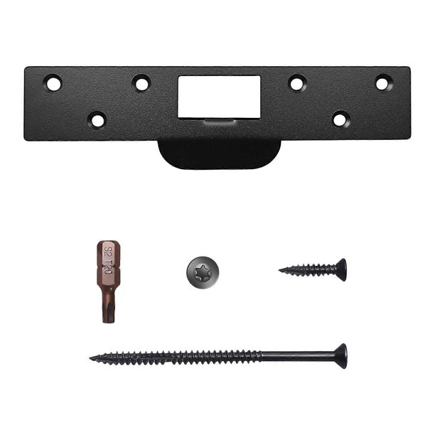 Long Door Strikes Plate With Standard Lip Design Security Plate Fixes Striker Slot Damage Stainless Steel Hardware Silver