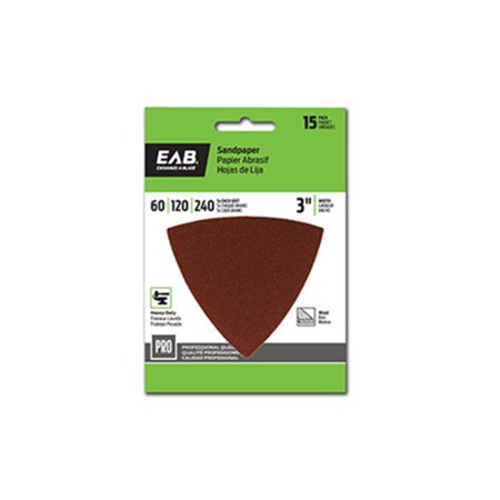 

EAB Tool USA 257176 15 Piece Oscillating Tool Sandpaper Set