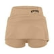 thumbnail image 5 of Falda culotte de talle medio para mujer: cintura elástica, bolsillos laterales, diseño fluido en capas, falda estampada informal para el verano., 5 of 5