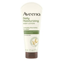 Aveeno Daily Moisturizing Body Lotion with Oat for Dry Skin, 2.5 fl oz
