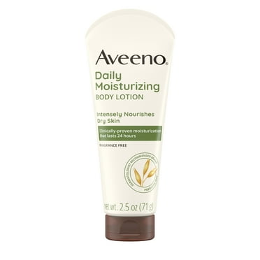 Aveeno Daily Moisturizing Body Lotion with Oat for Dry Skin, 2.5 fl oz