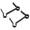 thumbnail image 1 of MERRYHAPY 2Ud Protector De Bisagra Para Puerta De Vidrio Negro Con Almohadillas Antideslizantes Para, 1 of 8