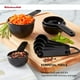 thumbnail image 5 of Juego de tazas y cucharas medidoras KitchenAid Universal de 9 piezas, color negro, 5 of 6